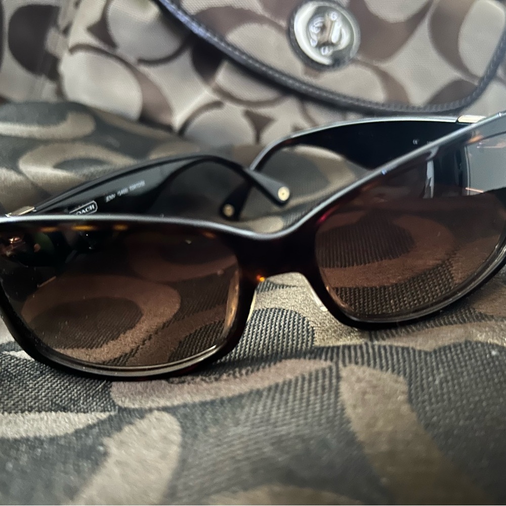 Coach Tortoise Shell Sunglasses
